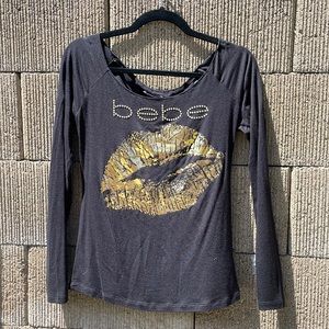 🖤 Long sleeve Bebe Top